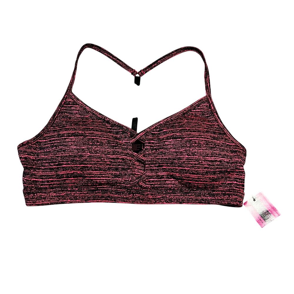 NEW Material Girl Active Juniors Sports Bra Size XL Workout Gym Active Training
